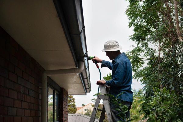 Interior Gutter Cleaning